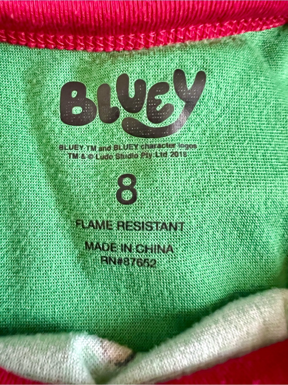 Bluey Kids Christmas Pajama Set ‘Merry Everything’ - Picture 3 of 3